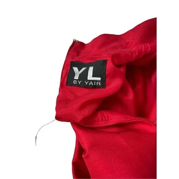 YL  by yair silk dress size 4 - Picture 2 of 3